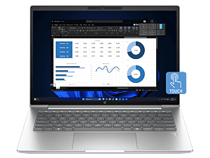 HP ProBook 4 G1i 14 inch Laptop AI PC, Silver - 14-inch - Pike Silver (BP9F2PT)