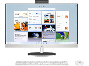 HP 27 inch All-in-One Desktop PC Next Gen AI 27-ct2005a - 27" - Shell white (BD0R4PA)