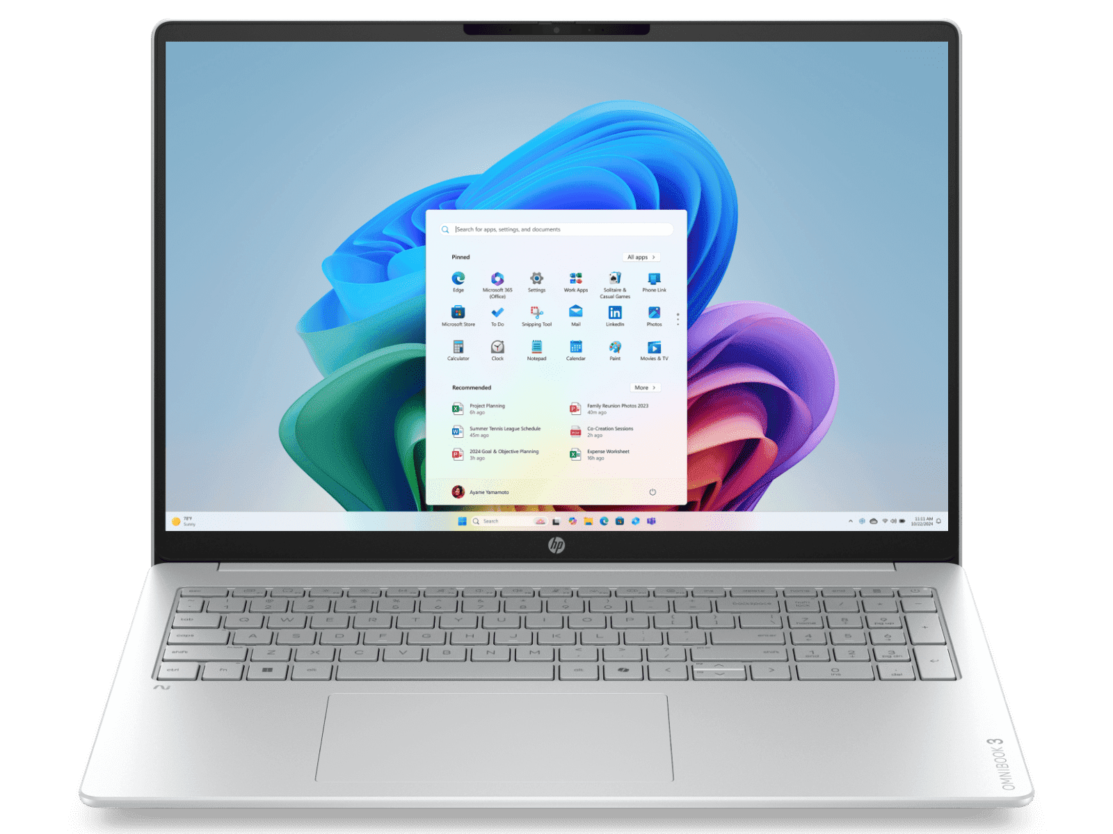 HP OmniBook 3 16 inch Laptop Next Gen AI 16-bz0003QU, Silver