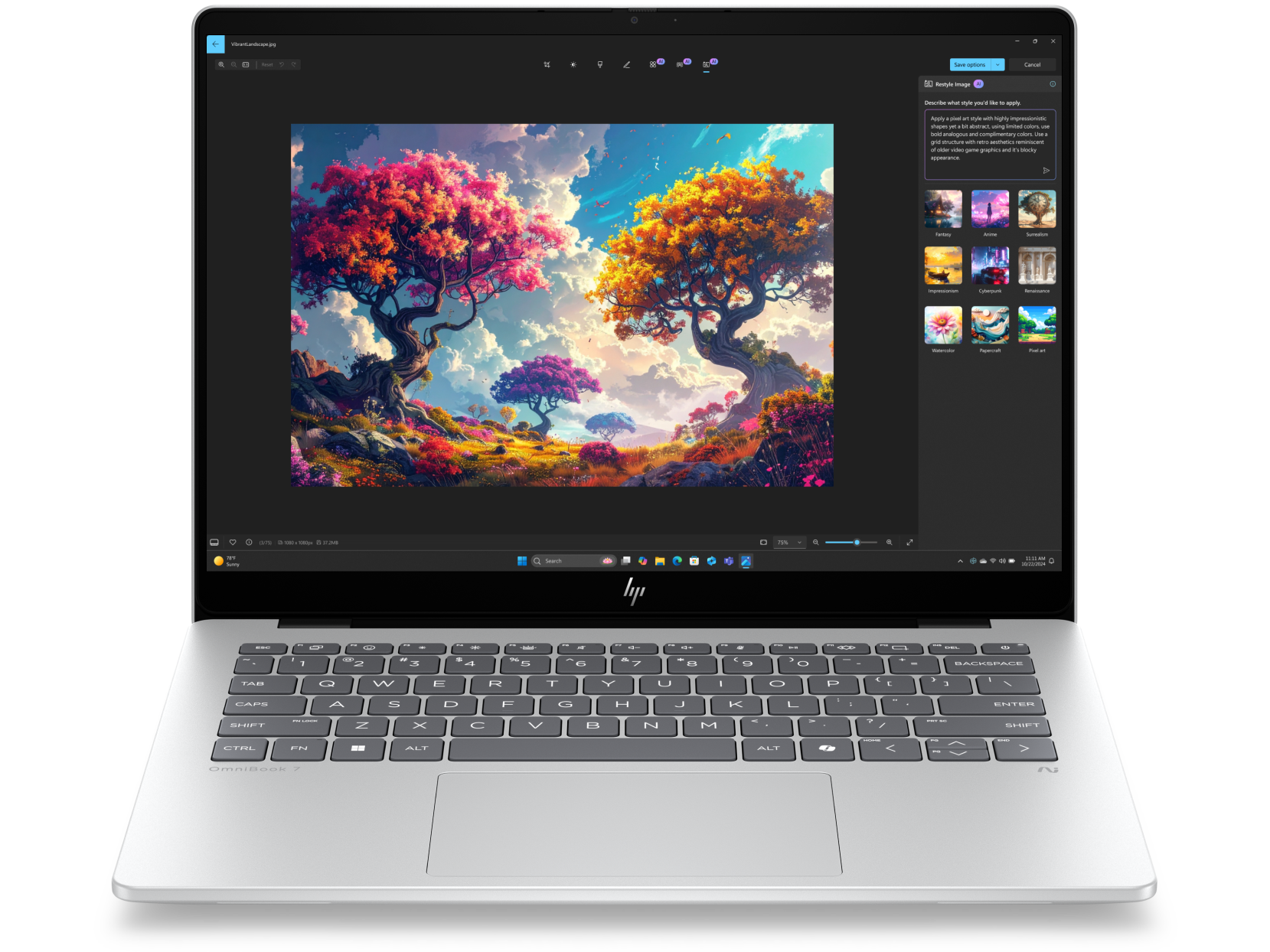 HP OmniBook 7 14 inch Laptop Next Gen AI 14-hg0049TU, Glacier Silver