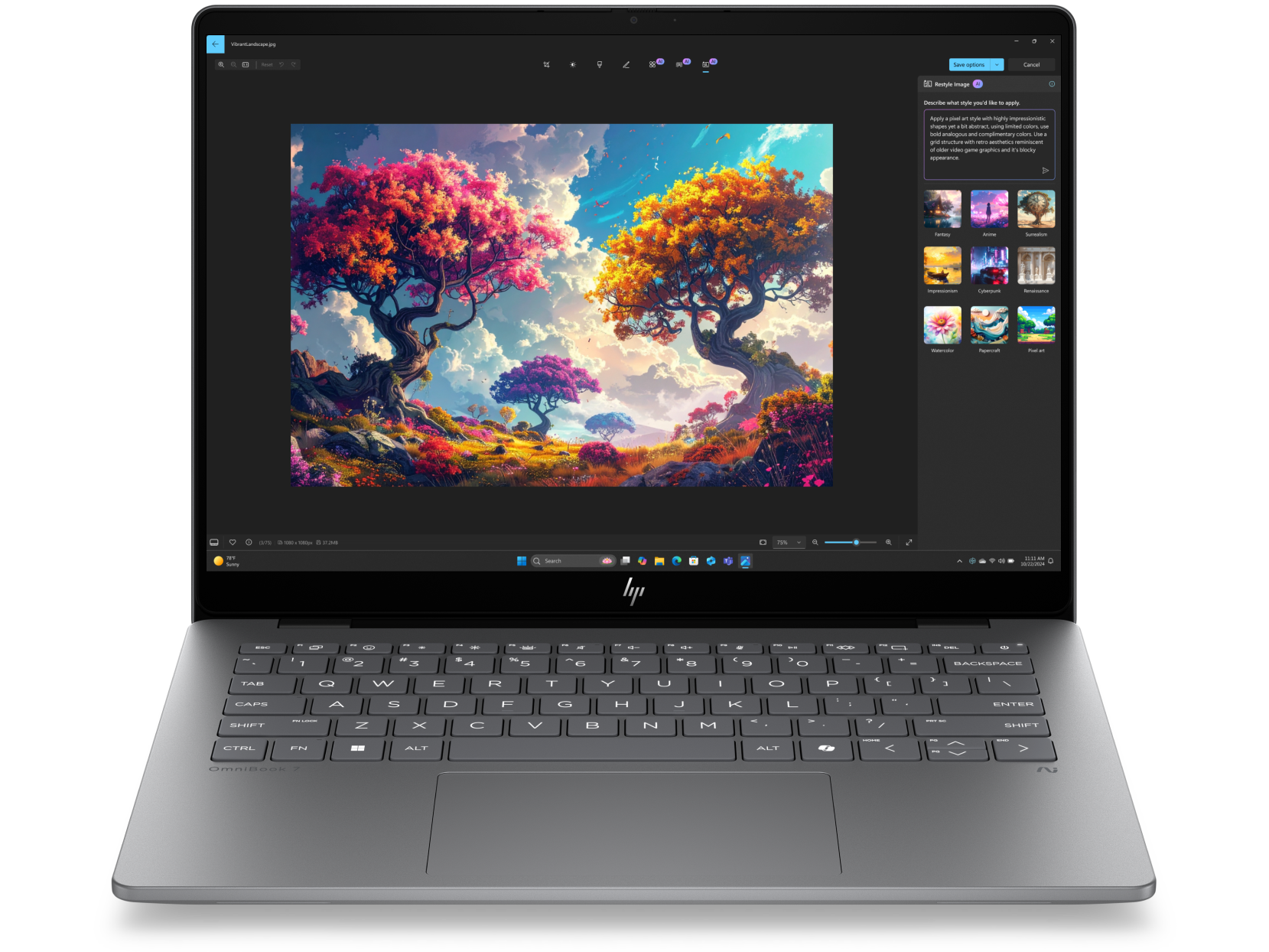 HP OmniBook 7 14 inch Laptop Next Gen AI 14-hg0048TU, Meteor Silver