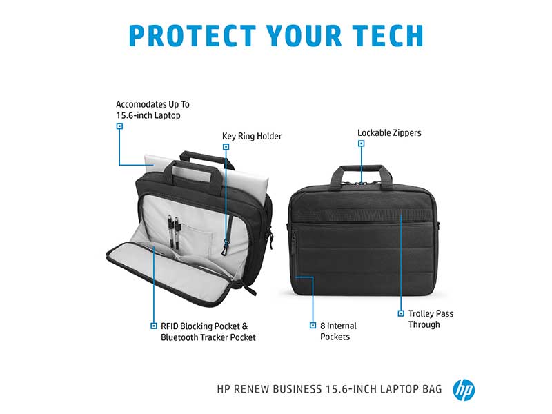 HP Renew Business 15.6-inch Laptop Bag 