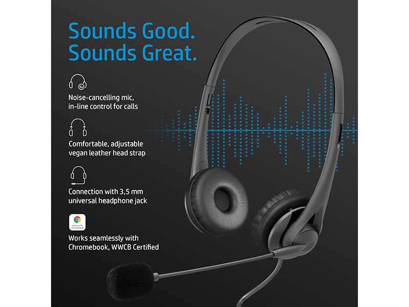 HP Stereo 3.5mm Headset G2 (428K7AA 