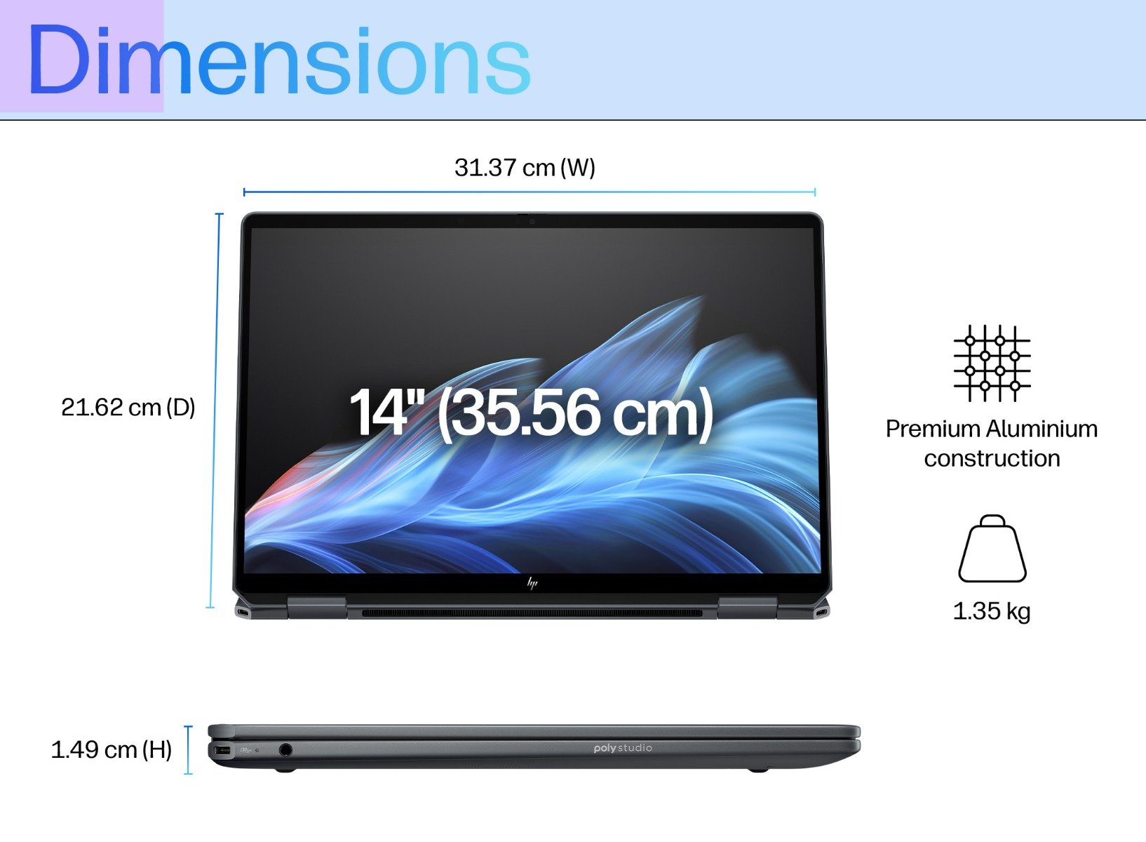 HP Omnibook Ultra Flip AI PC 14