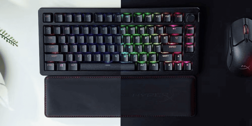 HyperX gaming mouse, keyboard, and headset for competitive FPS gaming