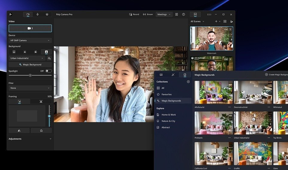 Elevate your video experience with Poly Camera Pro