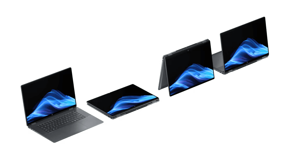 Four modes of adapting the HP OmniBook X Flip